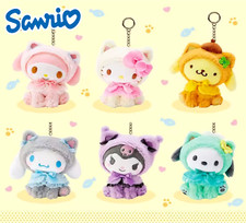 NWT Genuine Sanrio Characters Plush Cat Dress Up Mini Plushie Keychain Bag Decor