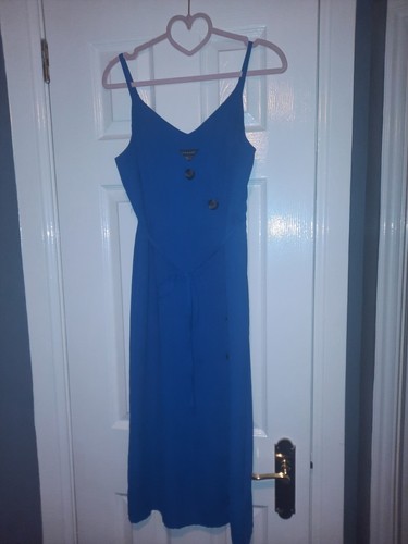 Royal blue midi summer dress - royal,
