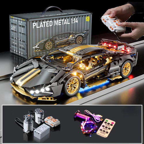 Technology black supercar - black,