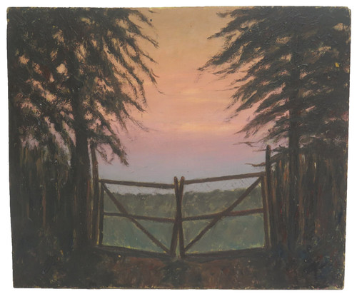 Oil painting landscape - oil,