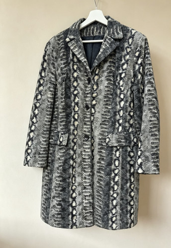 Y2k vintage snake print coat - y2k,