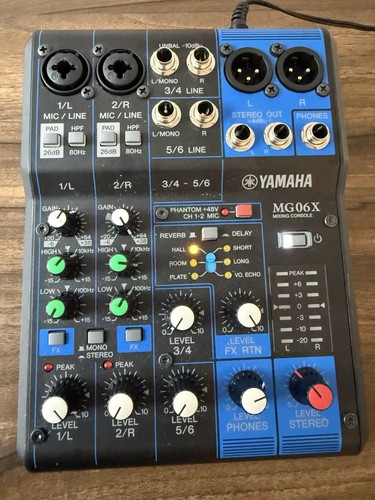 Yamaha mg06x audio mixing - yamaha,