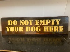 Wooden Handmade Sign Sod Hall Funny Unique Home Decor Man cave !