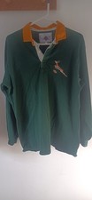 Vintage Cotton Traders 1990's South Africa Rugby Shirt Mens Size L Ex cond 