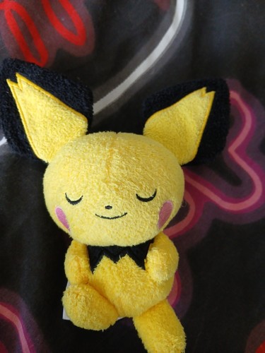 Pokémon pichu sleeping - pokémon, plush
