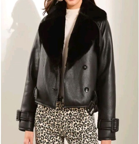Lipsy black bonded faux fur - lipsy,
