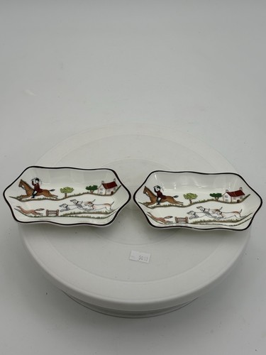 Coalport hunting scene - coalport,
