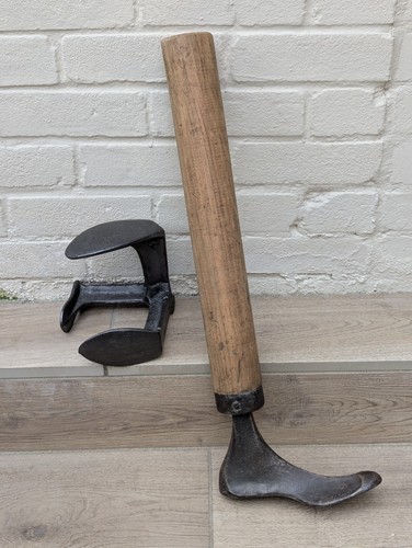 Vintage cast iron wood - iron,