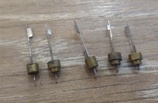 5 FUSEE VERGE FLAGGED POCKET WATCH  BALANCE STAFFS FOR THE WATCHMAKER