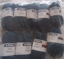 9 x 50g  Patons Blue Colour