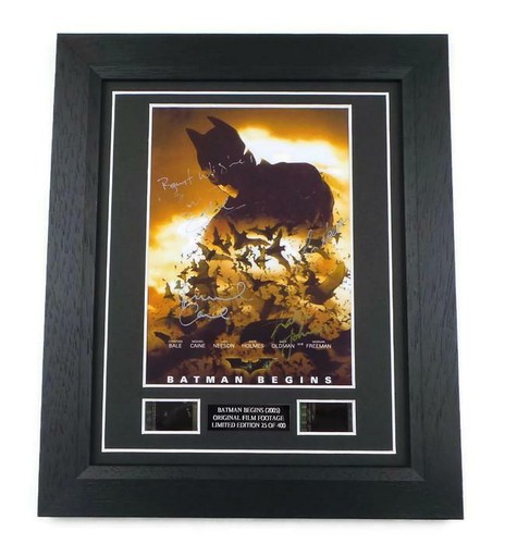 Batman begins signed preprint - batman,