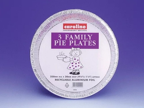 Caroline family pie plate - family,