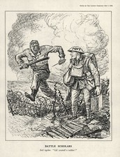 RARE WW2 Cartoon - BRITISH