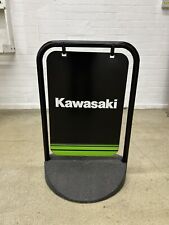 Genuine Kawasaki Metal Swing Sign Advertisement Signage Sign #P