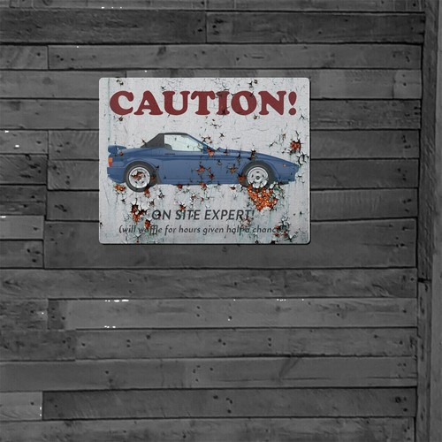 Man cave metal sign pub - cave,