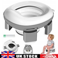 Portable Travel Potty for Toddlers Kids Foldable Baby Potty Training Toilet Seat