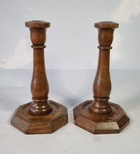 Pair Of Vintage Hand Turned