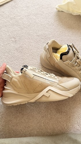 Fendi size beige suede - fendi,