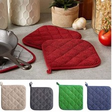 2Pcs Cotton Pot Holders Kitchen Cooking Baking Heat Resistant Pads Pot Holder.