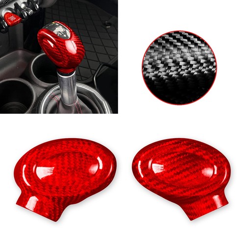 Red carbon fiber gear shift - carbon,