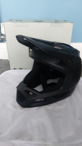 Matte black fox rampage - , helmet