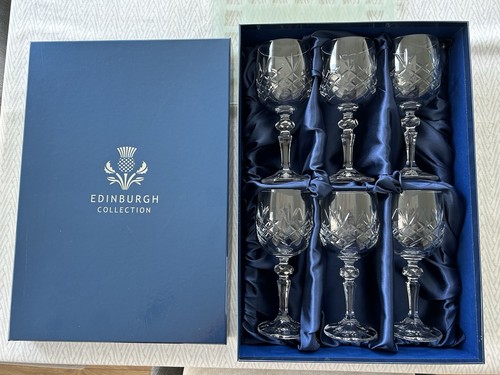 Red wine glasses set 6 - red,