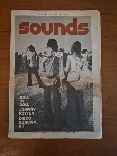 Sounds newspaper 1978 - newspaper, 22.07.1978