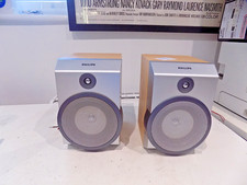 Philips FWB-MC150/00 Bookshelf Speakers 22.5cm High Genuine Tested Working