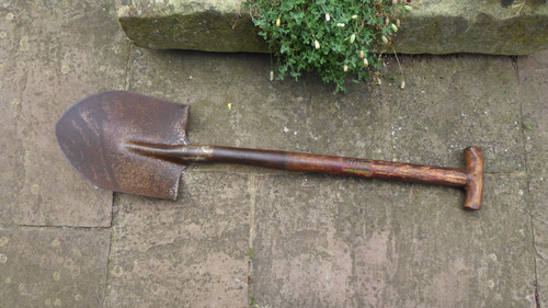 Vintage trenching shovel