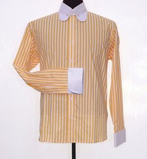 Mod Shirt 60s yellow Contrast