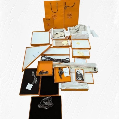Authentic hermes orange empty - orange,