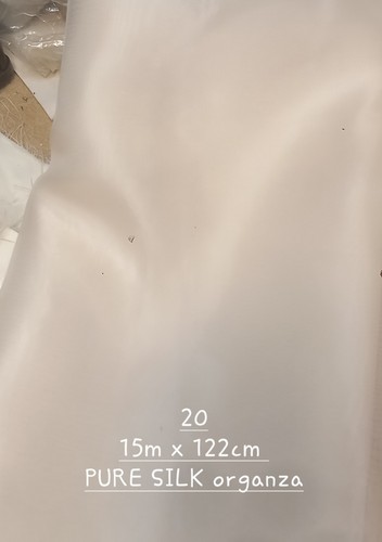 Pure silk ivory - 15m, x