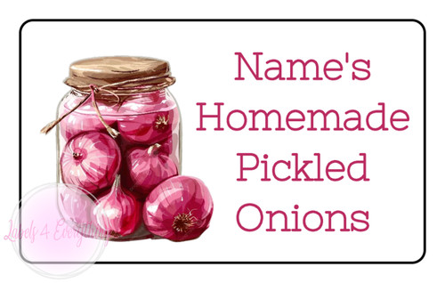Personalised pickled onion jar - pickled,