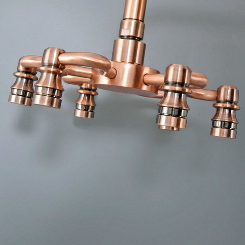 Inch antique red copper - red, six
