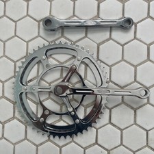 New-Old-Stock Vintage STRONGLIGHT Cottered Crankset • 52/49T • 170mm France (NJ)