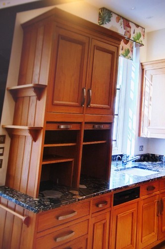 Bespoke oak kitchen - oak,