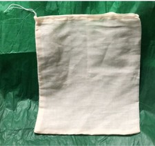 Reuseable Muslin Straining Bags Hop Filter Boiling Home Brew Beer Wine Fruit Jam