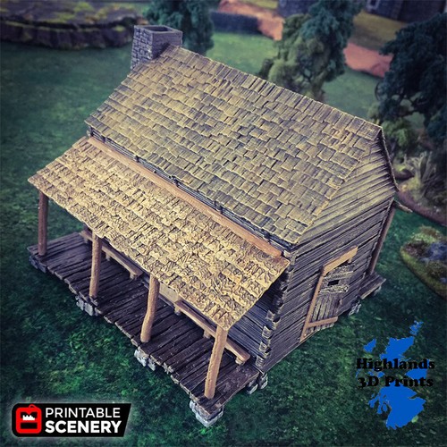 Log cabin scatter - log,