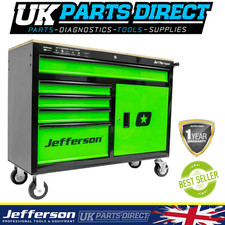 Jefferson green 5 drawer - green,