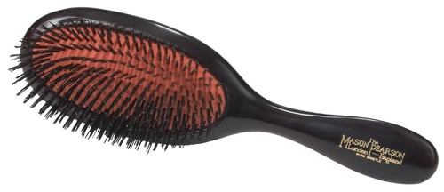 Hair brush boar bristle handy - brush,