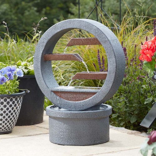 Luxury solar water fountain - luxury,