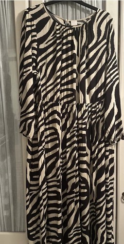 Zebra animal print maxi - h&m,