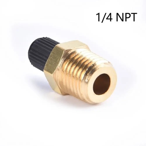Brass schrader valve - schrader, 1/4