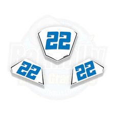 Race number boards fit - race,