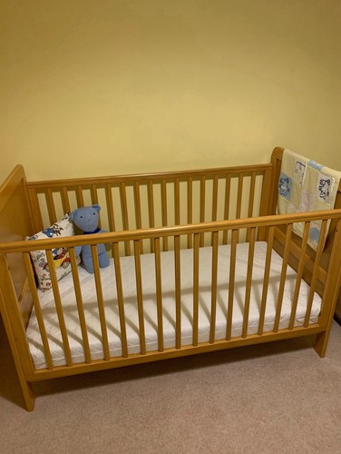 Cot bed changing table - bed,