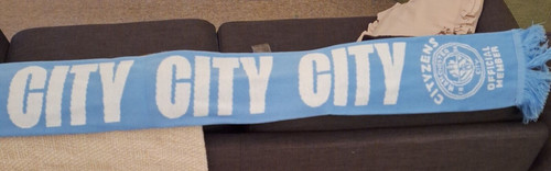 Manchester city football scarf - manchester,