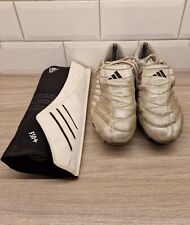 Silver Adidas f50 spider football boots size 8