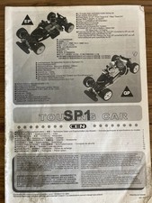 Vintage CEN SP1 GP Nitro RC Car Instruction Book Guide Manual
