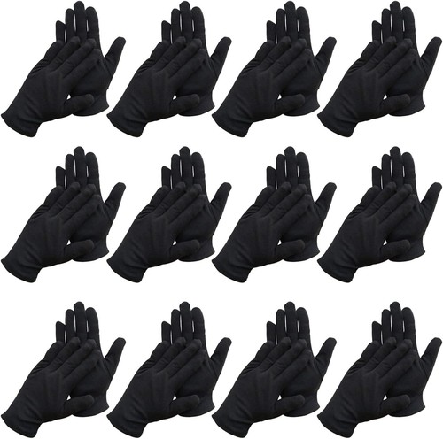 24pcs black cotton - 24pcs,