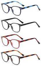 Oval Reading Glasses Spring Hinges Strengthening Rod in Temples Mens Womans DX83